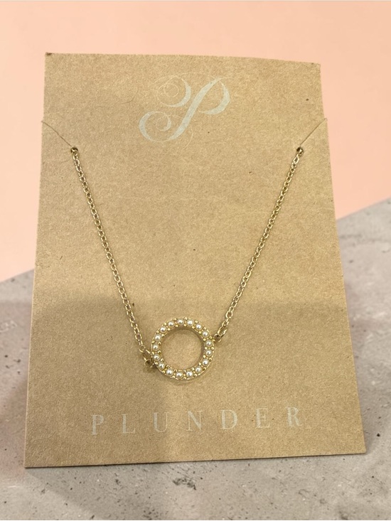 Plunder Jewelry - Plunder Gold Circle Necklace
